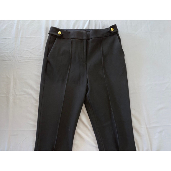 Express Gold Buttoned Skinny Fit Chino Trouser Pants. Black, Tag 8L. EUC!! - Picture 5 of 9